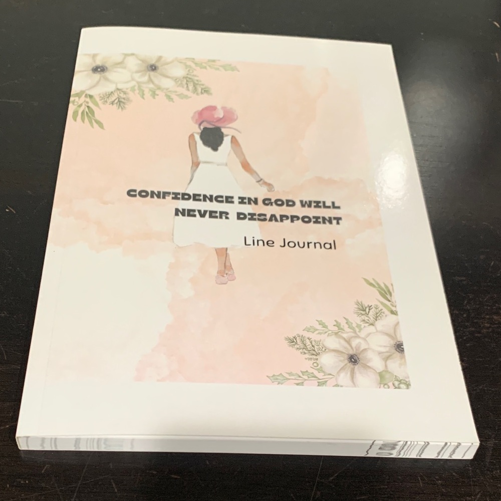 Floral Line Journal with Inspirational Cover